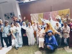 Halal Bihalal Bareng Keluarga Adiwinoto Ecoprint