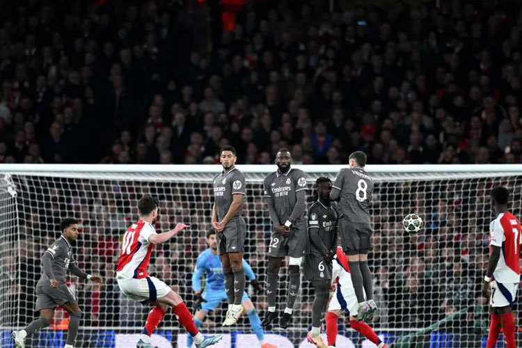 liga-champions,-declan-rice-bawa-arsenal-gasak-real-madrid-–-times-banyuwangi