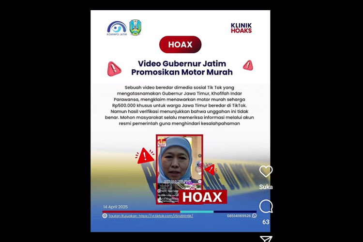 hoaks-gubernur-khofifah-jual-motor-murah-500-ribuan-di-tiktok-–-times-banyuwangi