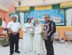 Berkumpul, Bersilahturahmi Sekaligus Halal Bihalal di Aula SMAN 1 Giri Taruna Bangsa