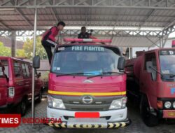Musim Kemarau Tiba, Damkarmat Banyuwangi Siaga dan Ingatkan Warga – TIMES Banyuwangi