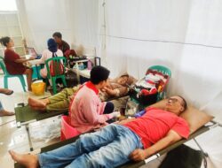 Gelar Baksos Donor Darah, PMI Cabang Banyuwangi Peroleh 21 Kantong