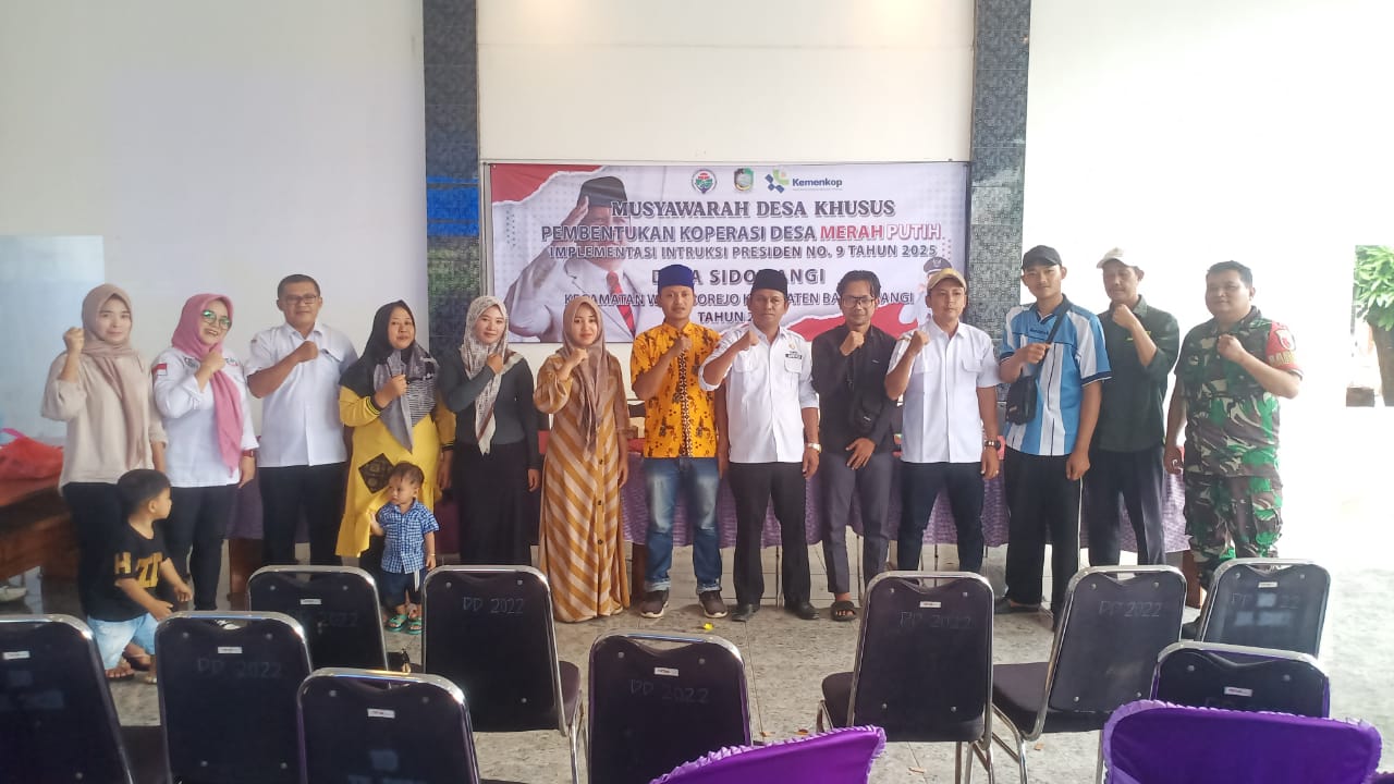 koperasi-desa-merah-putih-sidowangi-resmi-dibentuk,-fokus-pada-sektor-pertanian-dan-kesehatan