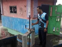 Sepekan Turun Hujan Petugas Dam Garit Kecamatan Singojuruh Siaga 24 Jam