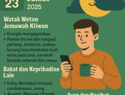 Weton Jumat Kliwon Hari Ini: Rezeki Oke, Tapi Jangan Traveling ke Barat Laut!