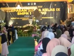 PELEPASAN SISWA SISWI SMPN 1 SRONO