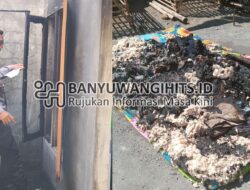 Kebakaran Melanda Rumah Warga Di Rogojampi, Diduga Akibat Konsleting Listrik