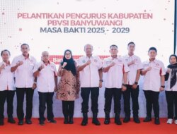 Kapolda Jatim Kukuhkan PBVSI Banyuwangi, Kombes Rama Didapuk Jadi Ketua Umum