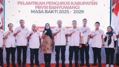 kapolda-jatim-kukuhkan-pbvsi-banyuwangi,-kombes-rama-didapuk-jadi-ketua-umum