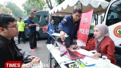 hari-bhayangkara-ke-79,-warga-surabaya-manfaatkan-layanan-gratis-polda-jatim-di-cfd-–-times-banyuwangi