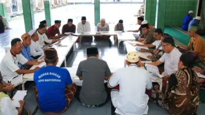 sambut-tahun-baru-islam,-warga-binaan-lapas-banyuwangi-khataman-al-quran