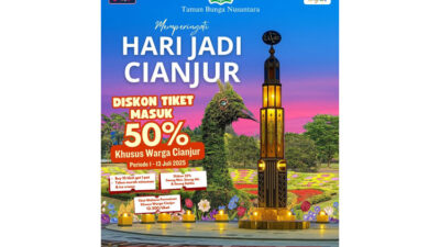 hari-jadi-cianjur-ke-348,-taman-bunga-nusantara-beri-diskon-spesial-untuk-warga-lokal-–-times-banyuwangi