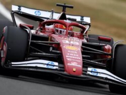 FP3 F1 Inggris: Crash Mengerikan, Leclerc Tersenyum di Puncak