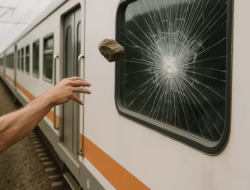 Aksi Lempar Batu Sebabkan Korban Luka dan Kerusakan Kereta Api, KAI Janji Buru Pelaku