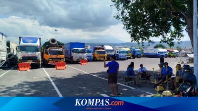 tertahan-2-hari-akibat-kemacetan-ekstrem-di-pelabuhan-ketapang,-sopir-truk:-uang-makan-menipis