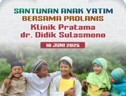 Santunan Anak Yatim Warnai Kiprah Prolanis Klinik dr. Didik Sulasmono