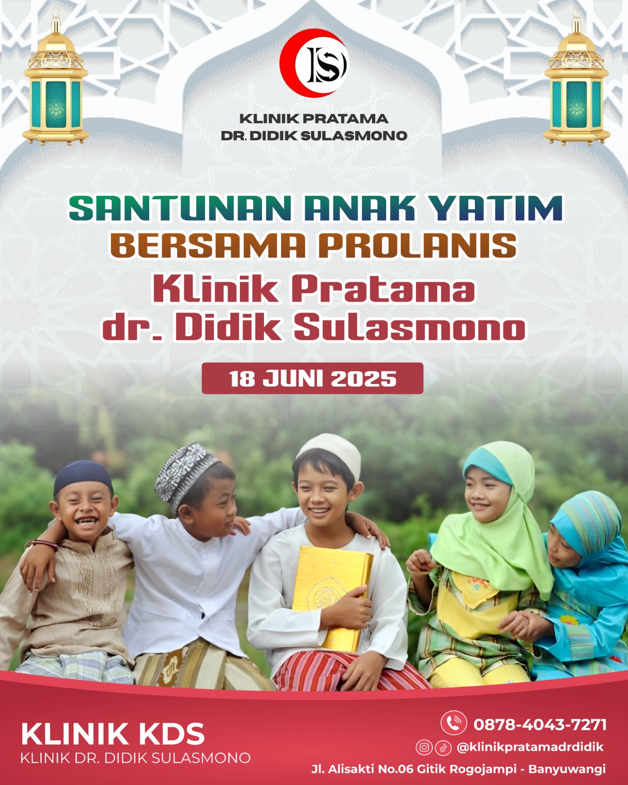 santunan-anak-yatim-warnai-kiprah-prolanis-klinik-dr.-didik-sulasmono