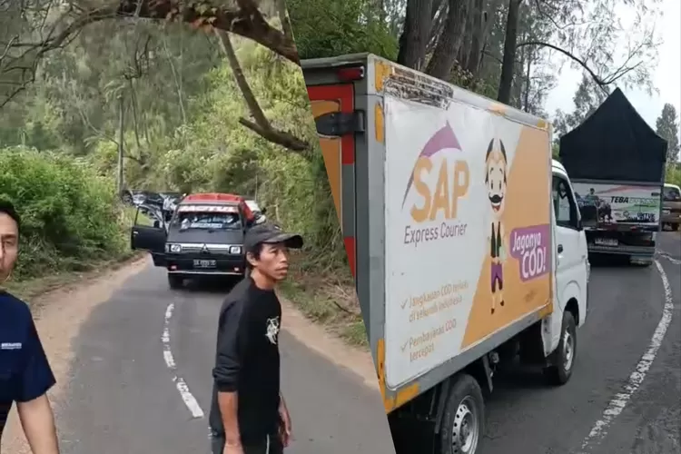 jalur-kawah-ijen-macet-parah!-mobil-mogok-mesin-gak-kuat-nanjak,-truk-ekspedisi-dan-logistik-terjebak