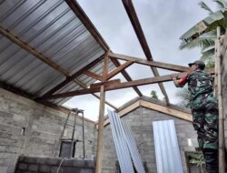 Jemirin Tak Kuasa Tahan Haru, Rumah Reyotnya Kini Dibangun Ulang oleh TNI Lewat TMMD!