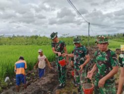 Dukung Ketahanan Pangan! TMMD Bangun Saluran Irigasi Demi Produktivitas Petani Siliragung