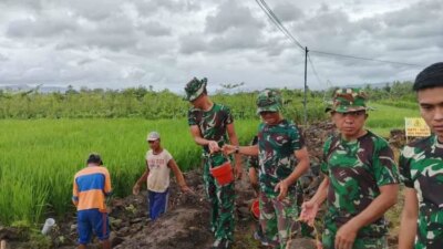 dukung-ketahanan-pangan!-tmmd-bangun-saluran-irigasi-demi-produktivitas-petani-siliragung