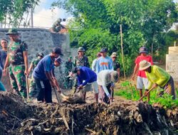 Jembatan Penghubung Antar Dusun Hampir Rampung, Satgas TMMD Kodim 0825 Banyuwangi Kerja Tak Kenal Lelah!
