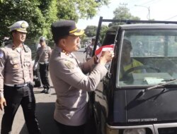 Polresta Banyuwangi Ajak Masyarakat Kibarkan Merah Putih Jelang HUT RI ke-80