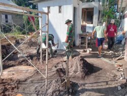 Satgas TMMD Kodim 0825 Banyuwangi Percepat Pembangunan Fasilitas MCK di Siliragung
