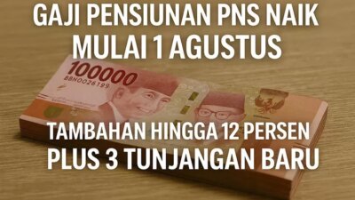 rincian-gaji-pensiunan-pns-naik-mulai-1-agustus,-termasuk-pensiun-janda-dan-duda-pegawai