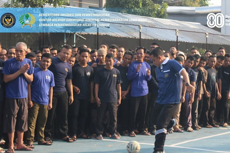 merdeka-di-balik-jeruji,-warga-binaan-lapas-cianjur-meriahkan-pekan-olahraga-hut-ke-80-ri-–-times-banyuwangi