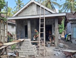 Harunya Sulami! Rumah Reyot Dibedah Satgas TMMD 125 Kodim Banyuwangi Jadi Layak Huni