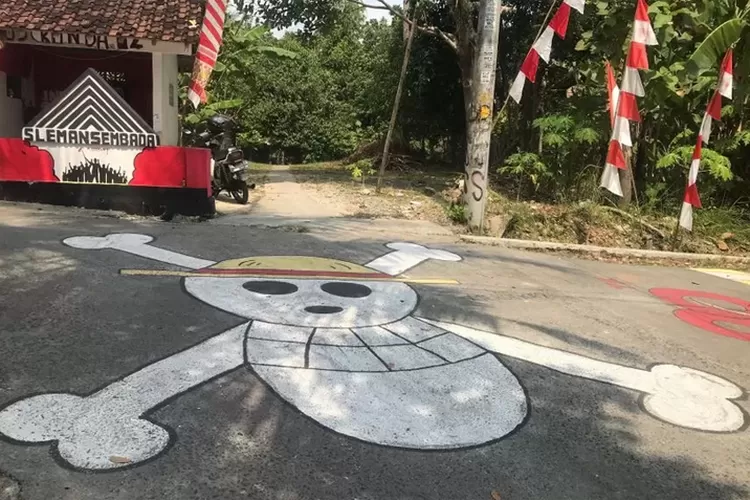 heboh!-mural-one-piece-di-persimpangan-jalan-sleman-disorot-lurah,-diminta-hapus-jelang-hut-ri