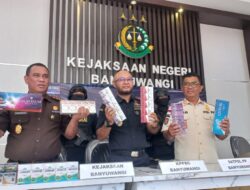 Toko di Kalibaru Digeledah, Ratusan Ribu Batang Rokok Ilegal Disita