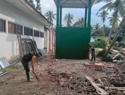 Satgas TMMD Kodim 0825 Bersihkan Area Sumur Bor dan MCK, Warga Siliragung Antusias