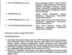 Tak Ada Kenaikan Pajak PBB-P2 dan NJOP Hingga 2027, Pemkab & DPRD Banyuwangi Teken Kesepakatan dengan PMII
