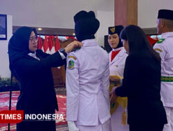 Bupati Banyuwangi Kukuhkan 75 Anggota Paskibraka 2025, Ini Pesannya! – TIMES Banyuwangi