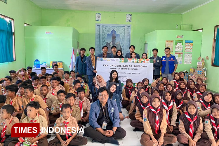 kkn-mahasiswa-unitomo-di-probolinggo-perkuat-sosialisasi-bencana-dan-mitigasi-sejak-dini-–-times-banyuwangi