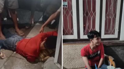 ambil-uang-jatuh,-tangan-pemuda-di-banyuwangi-malah-nyangkut-di-selokan!