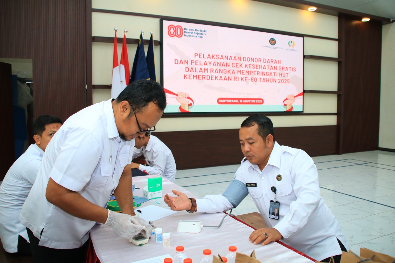 peringati-hut-ke-80-ri,-lapas-banyuwangi-gelar-donor-darah-dan-pemeriksaan-kesehatan-gratis
