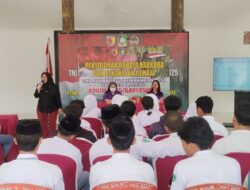 Kodim Banyuwangi Gelar Penyuluhan Bahaya Narkoba dan Kenakalan Remaja di Siliragung