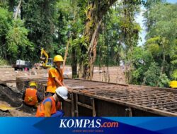 Perkembangan Proyek Perbaikan Jalur Gumitir, Pondasi “Bored Pile” Rampung Dipasang