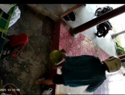 Aksi Pencurian Tabung Gas LPG 3 Kg Terekam CCTV