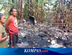 Ratapan Hamdani, Rumah Habis Terbakar Saat Ditinggal Bekerja
