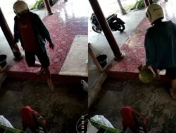 Terekam CCTV, Maling di Banyuwangi Nekat Sikat Elpiji di Siang Bolong