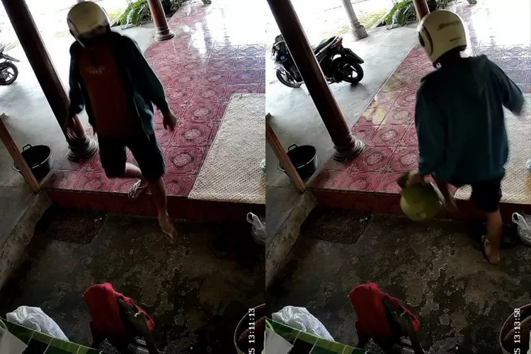 terekam-cctv,-maling-di-banyuwangi-nekat-sikat-elpiji-di-siang-bolong