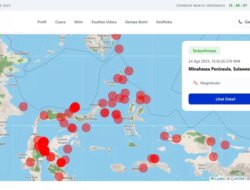 Gempa Terkini 24 Agustus 2025: Indonesia Diguncang 71 Kali, Tertinggi 4,9 Magnitudo