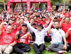 Seru! Pegawai PU Banyuwangi Ramaikan Dam Concrong dengan Bersih-Bersih dan Lomba Agustusan