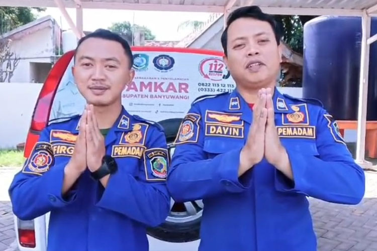 tak-hanya-padamkan-api,-damkar-di-banyuwangi-juga-beri-ucapan-selamat-ulang-tahun-–-times-banyuwangi