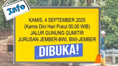 breaking-news!-jalur-gumitir-jember–banyuwangi-dibuka-20-hari-lebih-awal,-mulai-4-september-2025