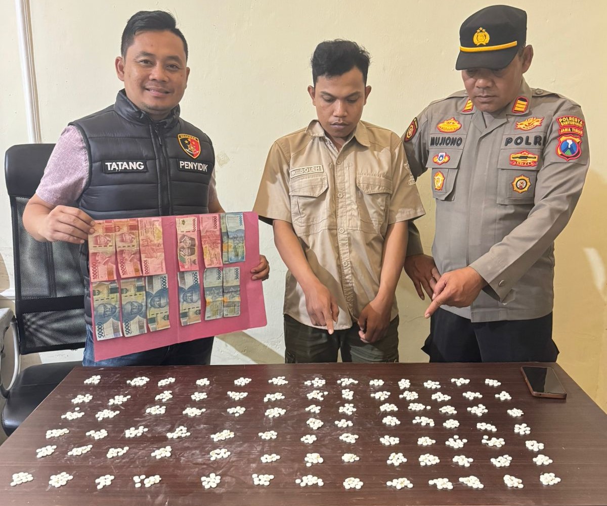jual-ribual-pil-koplo,-warga-dusun-kalimati-muncar-diringkus-polisi